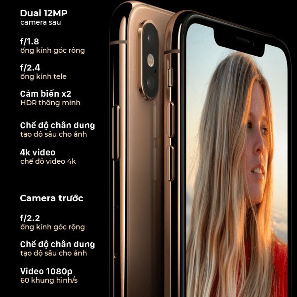 Iphone Xs Max Vàng 64 Gb (Like New 99%) - Damluongstore.Com.Vn